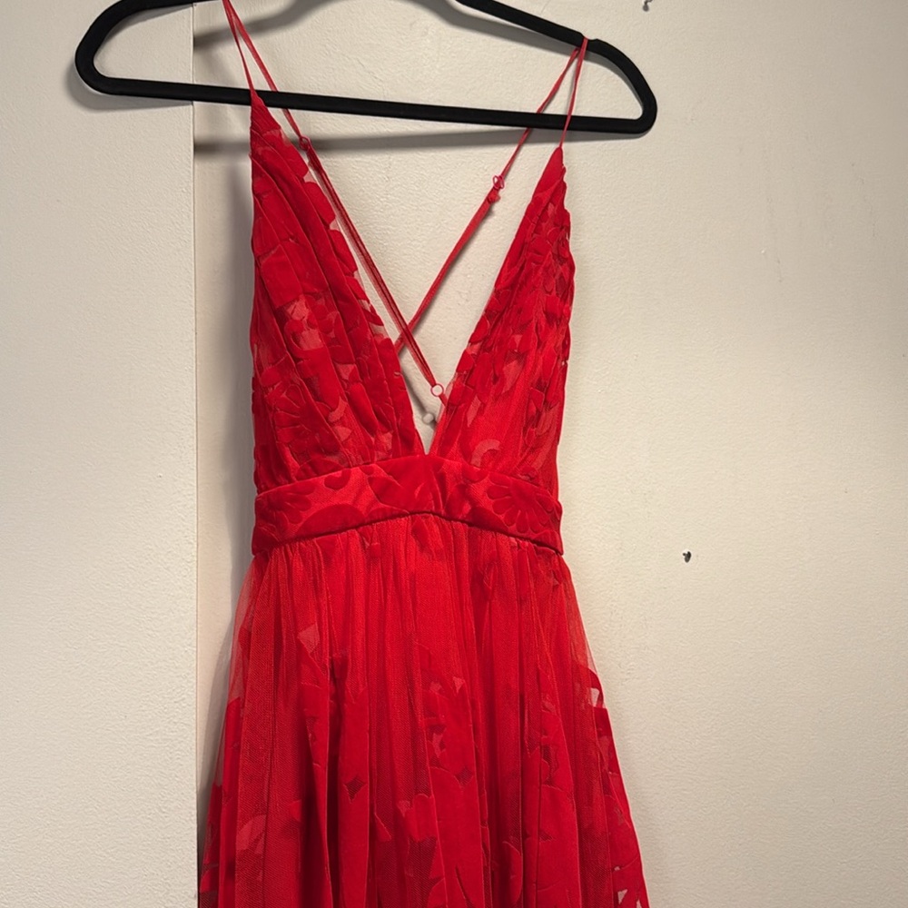 Red Windsor dress